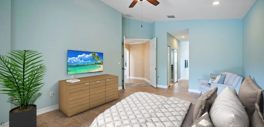 Rarely available 4-bedroom plus office/gym/flex room