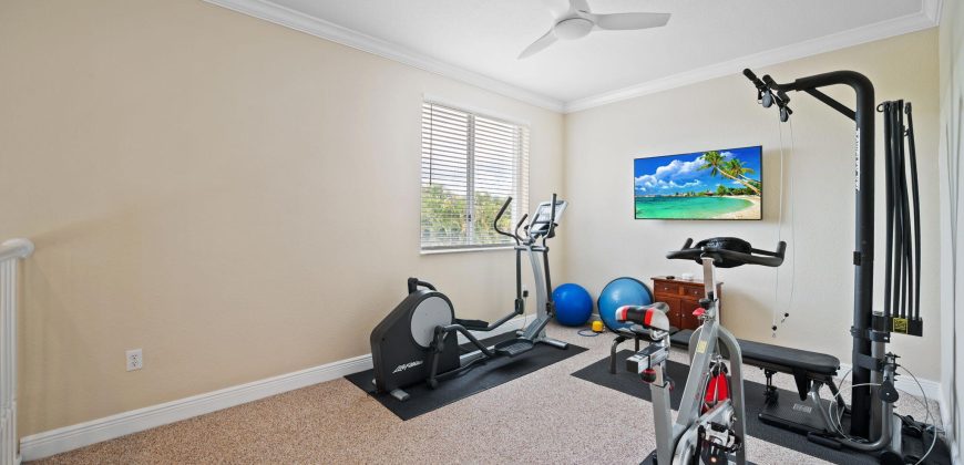 Rarely available 4-bedroom plus office/gym/flex room